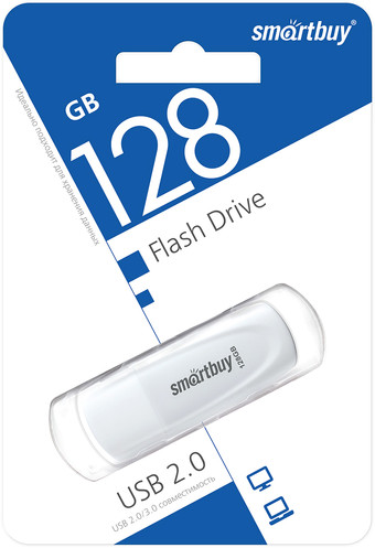 USB Flash SmartBuy Scout 128GB (белый) - фото