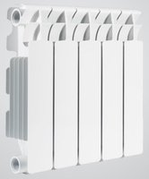 Алюминиевый радиатор Nova Florida Big B24 350/100 White (8 секций) - фото