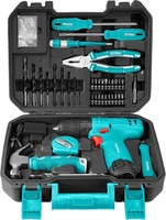 Дрель-шуруповерт Total THKTHP10892 (с 1-м АКБ, кейс, набор оснастки) - фото