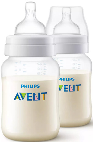 Набор бутылочек для кормления Philips Avent Anti-colic SCY103/02 (260 мл, 2 шт) - фото