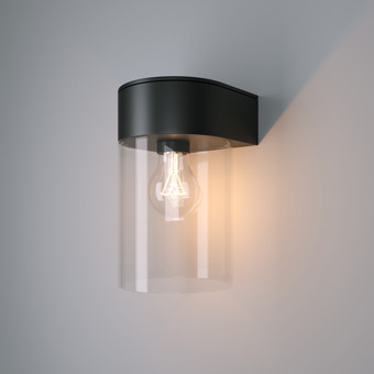 Уличный настенный светильник Elektrostandard Atrani 35085/D (черный) - фото