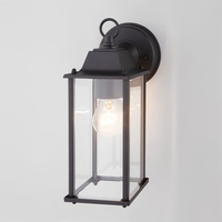 Уличный настенный светильник Elektrostandard Brick GL 1008D (черный) - фото