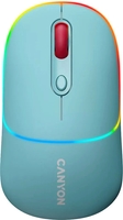 Мышь Canyon MW-22 (бирюзовый) - фото