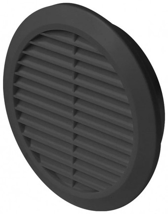 Вентиляционная решетка Awenta Classic T23GR d150 (графитовый) - фото