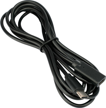 Кабель Cablexpert CCP-USB2-CMCF-2M USB Type-C - USB Type-C (2 м, черный) - фото