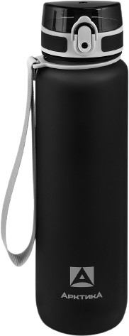 Бутылка для воды Арктика 720-1000-BKM 1л (черный) - фото