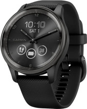 Гибридные умные часы Garmin Vivomove Trend (черный) - фото