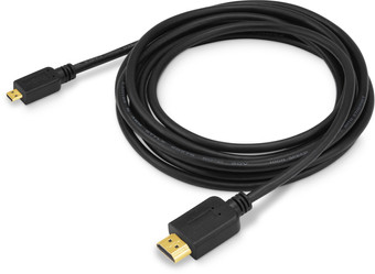 Кабель Buro MICROHDMI-3M (3 м, черный) - фото