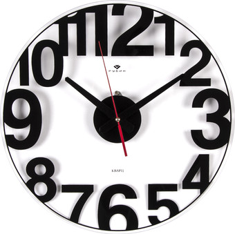 Настенные часы Рубин Большие цифры 4041-002 - фото