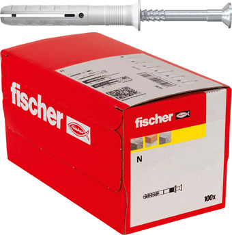 Дюбель-гвоздь Fischer N 6 x 40/10 S 48788 (100 шт) - фото