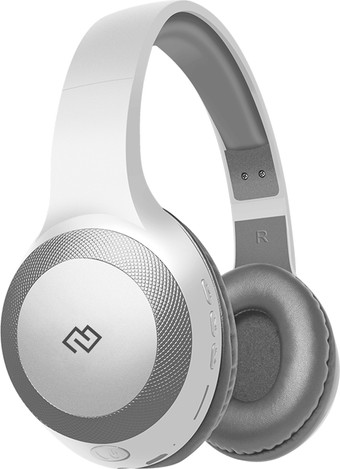 Наушники Digma BT-15 (белый/серый) - фото