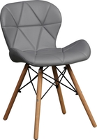 Стул Mio Tesoro Лацио SC-026 (серый/дерево) - фото