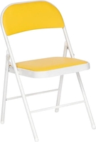 Стул TetChair Folder (желтый/белый) - фото