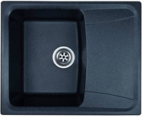 Кухонная мойка Granrus GR-615 (черный) - фото