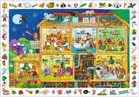 Пазл Айрис-Пресс IQ с развивающей игрой. Милый домик - фото