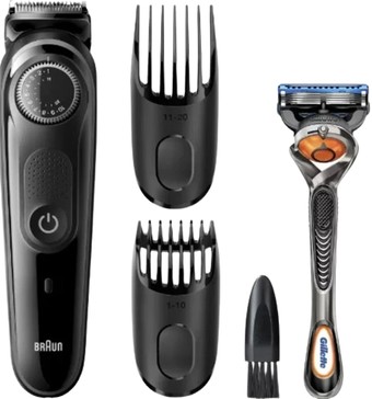 Триммер для бороды и усов Braun BT3941TS с бритвой Fusion ProGlide - фото