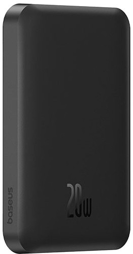 Внешний аккумулятор Baseus Magnetic Mini Wireless Fast Charge Power Bank 20W 5000mAh (черный) - фото