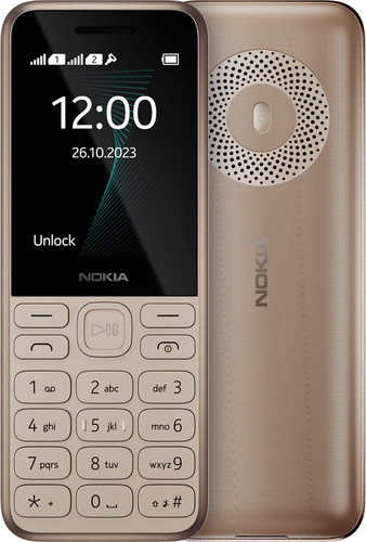 Кнопочный телефон Nokia 130 (2023) Dual SIM ТА-1576 (золотистый) - фото