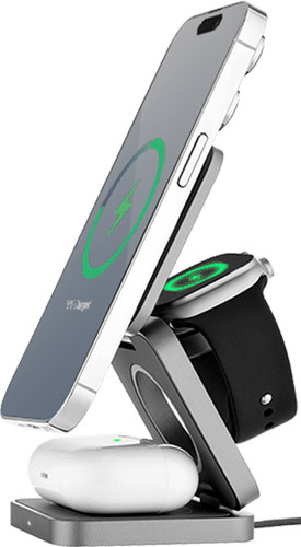 Беспроводное зарядное uBear Balance 3-in-1 WL09SG31-ADM - фото