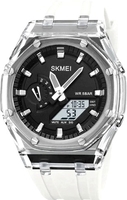 Наручные часы Skmei 2100 (белый/черный) - фото