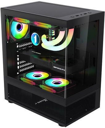 Корпус 1stPlayer MIKU Mi7-A (черный) - фото