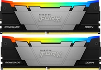 Оперативная память Kingston FURY Renegade RGB 2x32ГБ DDR4 3200 МГц KF432C16RB2AK2/64 - фото