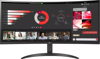 Монитор LG UltraWide 34WR50QC-B - фото