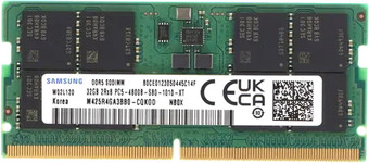 Оперативная память Samsung 32ГБ DDR5 SODIMM 4800 МГц M425R4GA3BB0-CQK - фото