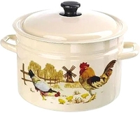 Кастрюля КМЗ Подворье 41704-142/6-У4 (слоновая кость) - фото