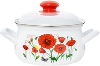 Кастрюля Эстет Красные маки ЭТ-72856 - фото