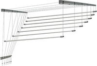 Сушилка для белья Comfort Alumin Group Потолочная 7 прутьев Silver Style 170 см (алюминий) - фото