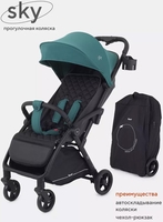 Коляска прогулочная «книга» Rant Sky RA400 (grass) - фото