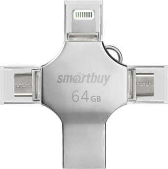 USB Flash SmartBuy MC15 Metal Quad 64GB SB064GBMC15 - фото