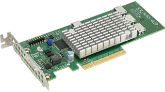 Планка Supermicro AOC-SLG3-4E2P - фото