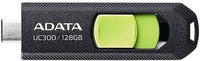 USB Flash ADATA UC300 128GB (черный/зеленый) - фото