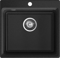Кухонная мойка GranFest GF-LV-510 (графит) - фото