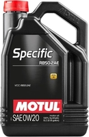 Моторное масло Motul Specific RBS0-2AE 0W-20 5л - фото
