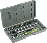 Набор трещотка с головками Tundra 881847 (16 предметов) - фото