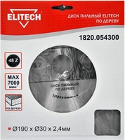 Пильный диск ELITECH 1820.054300 - фото