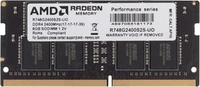 Оперативная память AMD Radeon R7 Performance 8GB DDR4 SODIMM PC4-19200 R748G2400S2S-U - фото