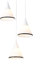 Подвесная люстра Ambrella light Traditional TR3167/3 WH/BK - фото
