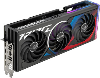 Видеокарта ASUS ROG Strix GeForce RTX 4070 Ti Super 16GB GDDR6X OC Edition ROG-STRIX-RTX4070TIS-O16G-GAMING - фото