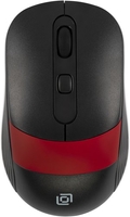 Мышь Oklick 310MW (черный/красный) - фото