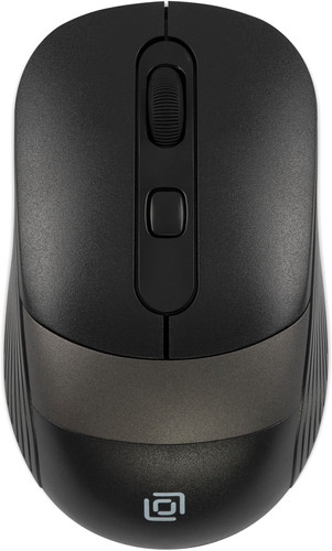 Мышь Oklick 310MW (черный/серый) - фото