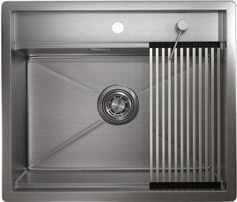 Кухонная мойка Granula KS-6051 (сатин) - фото