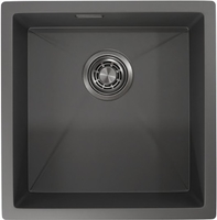 Кухонная мойка Granula GR-4445U (графит матовый) - фото