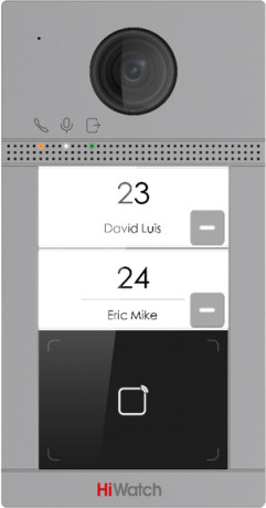Вызывная панель HiWatch VDP-D4212W/Flush - фото