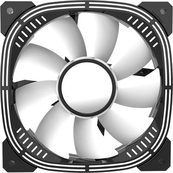 Вентилятор для корпуса ALSEYE Luna-120 (черный) - фото