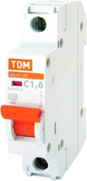 Выключатель автоматический TDM Electric ВА 47-29 1Р 1.6А (C) 4.5кА SQ0206-0082 - фото