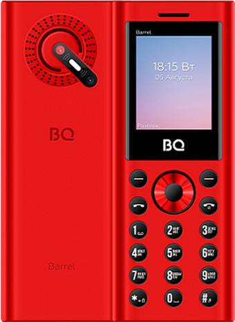 Кнопочный телефон BQ-Mobile BQ-1858 Barrel (красный) - фото